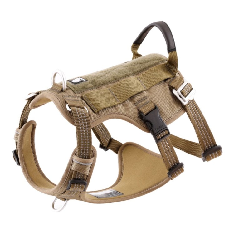 Szelki-antyucieczkowe-dla-psa-Truelove-Safe-Hiking-khaki