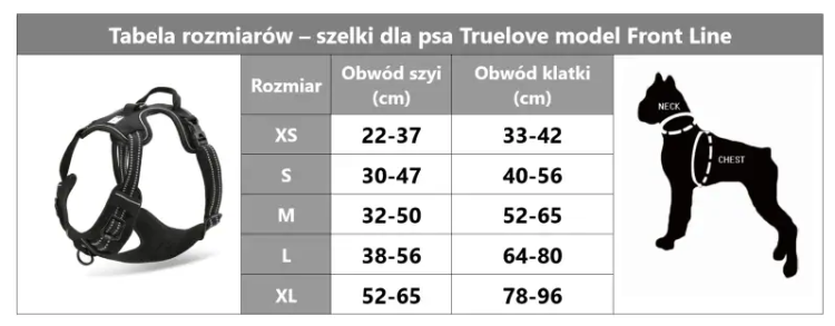 Szelki-dla-psa-easu-walk-Truelove-Front-Line
