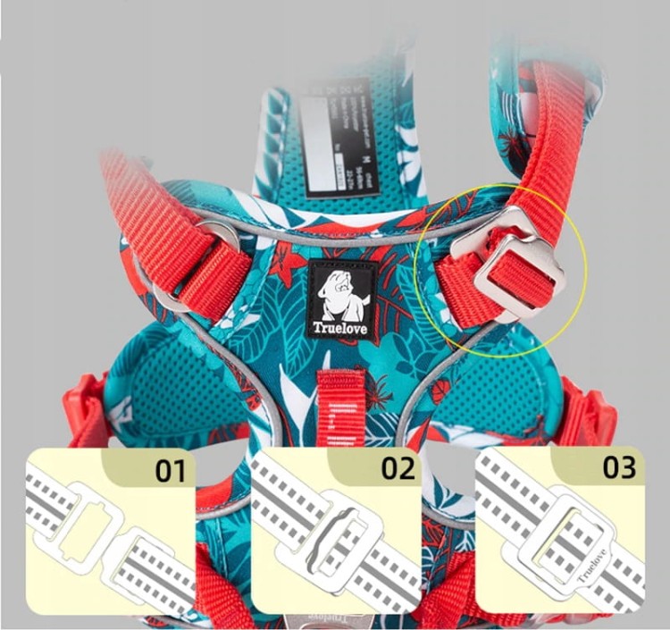 szelki-dla-psa-Truelove-Front-Line-premium-Tropical