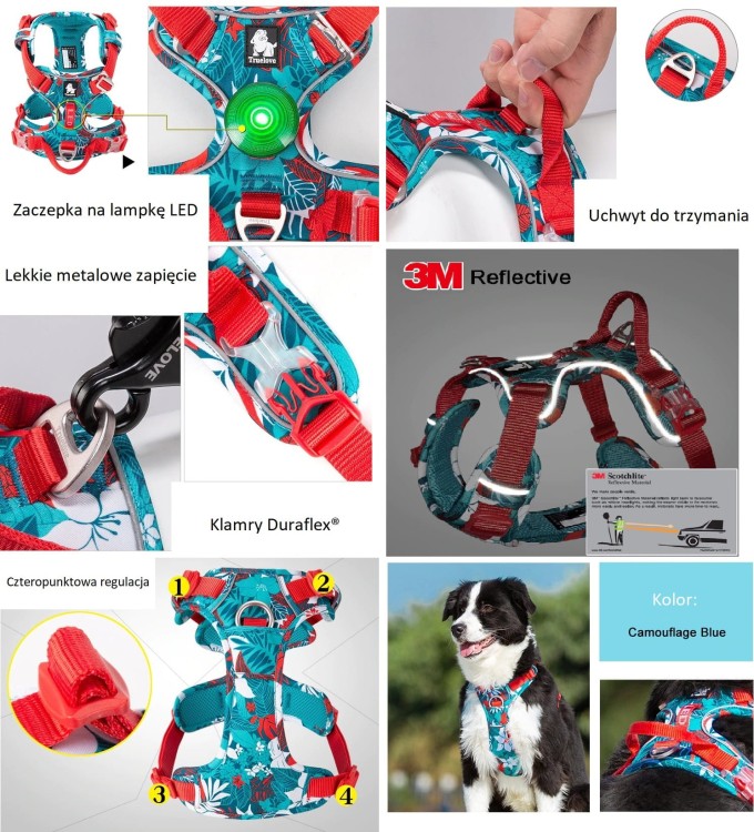 szelki-dla-psa-Truelove-Front-Line-premium-Tropical