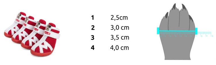 Buty-dla-malego-psa-Truelove-Protection-czerwone (2).jpg