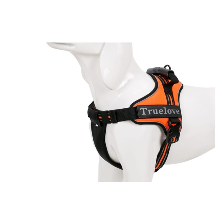 Szelki-dla-psa-Truelove-Outdoor-pomaranczowe