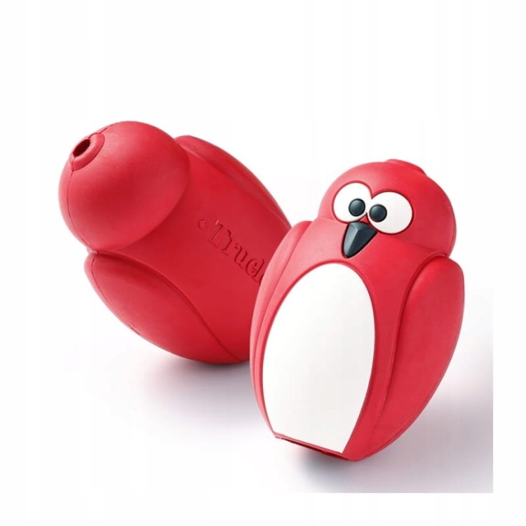 Zabawka na przysmaki Truelove Penguin – naturalna guma, otwory na smakołyki, spowalnia jedzenie