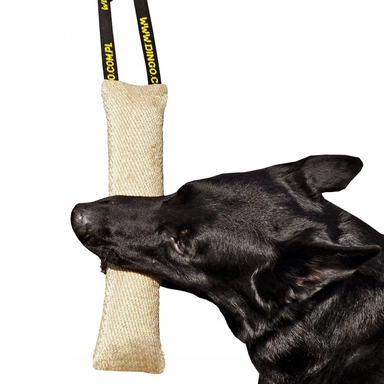 Szarpak z juty z jednym uchwytem Dingo 6×40 cm