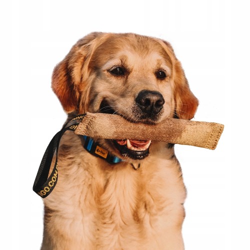 Szarpak z juty z jednym uchwytem Dingo – naturalne niebarwione włókna, 6×28 cm