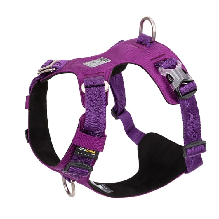 Szelki-dla-psa-easy-walk-wodoodporne-Truelove-Adventure-Soft-fioletowe