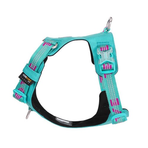 Szelki-dla-psa-easy-walk-wodoodporne-Truelove-Adventure-Dog-blekitny