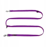 JoQu Classic Long Leash fioletowa – smycz przepinana dla psa, 250 cm
