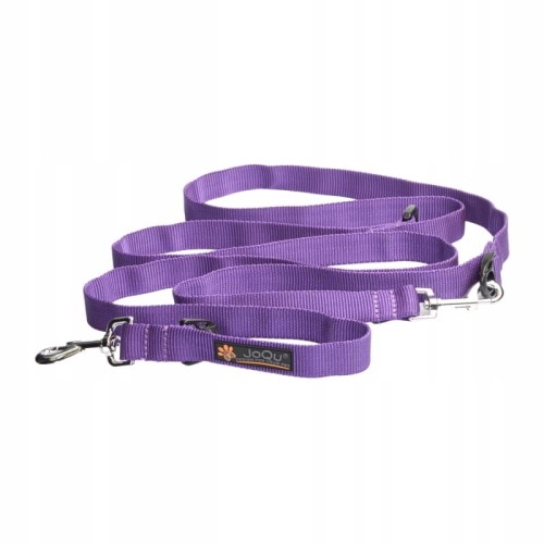 Smycz-przepinana-dla-psa-JoQu-Classic-Long-Leash-fioletowa-250 cm