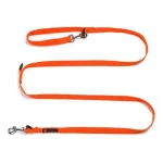 JoQu Classic Long Leash pomarańczowa – smycz przepinana dla psa, 250 cm