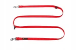 Smycz przepinana dla psa JoQu® Classic Long Leash czerwona 250 cm