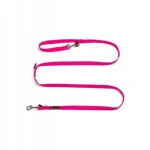 JoQu Classic Long Leash różowa – smycz przepinana dla psa, 250 cm