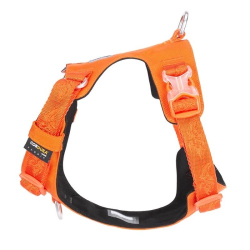 Szelki-dla-psa-easy-walk-wodoodporne-Truelove-Adventure-Soft-pomaranczowe