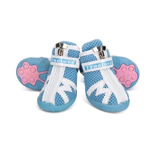 Buty-dla-malego-psa-Truelove-Protection-niebieskie