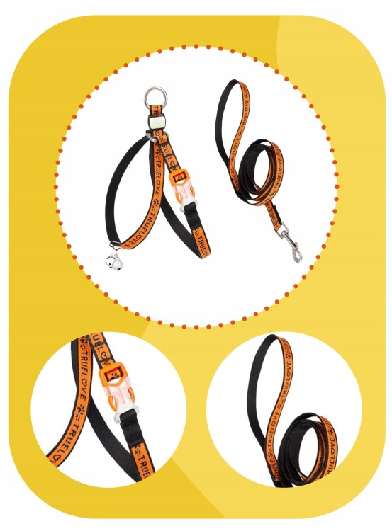 Szelki-smycz-dla-kota-Truelove-Buterfly