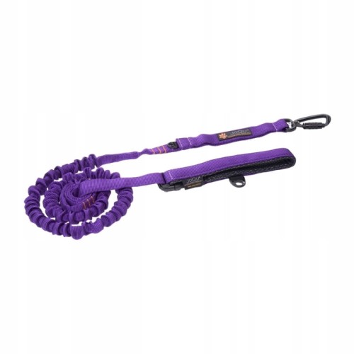 Smycz-do-biegania-z-amortyzatorem-JoQu-Ultra-Strong-Runners-fioletowa