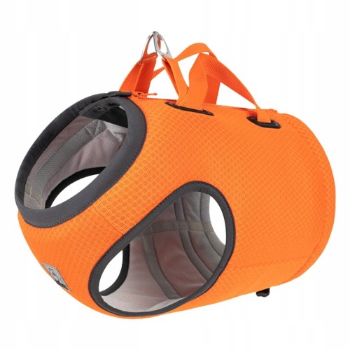 Szelki-dla-psa-samochodowe-Truelove-Expedition-pomaranczowe