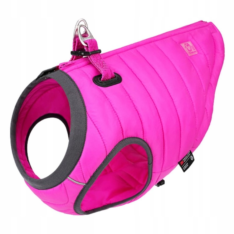 kurtka-ocieplana-dla psa-Truelove-Seal-rozowa