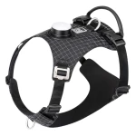 Truelove Tracker Easy Walk – czarne szelki typu guard dla psa z lampką LED i miejscem na GPS