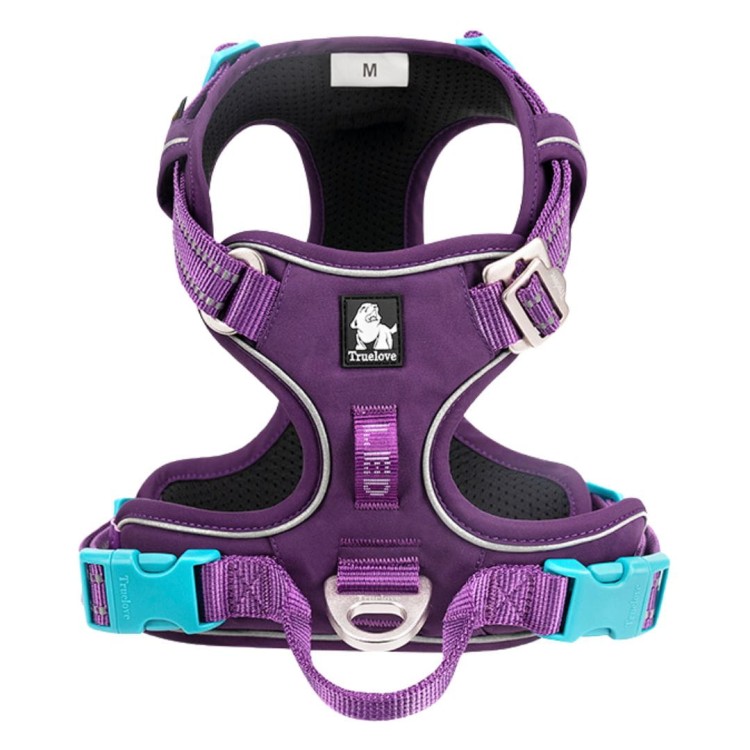 Szelki-dla-psa-easy-walk-Truelove-Front-Line-Cordura-fioletowe