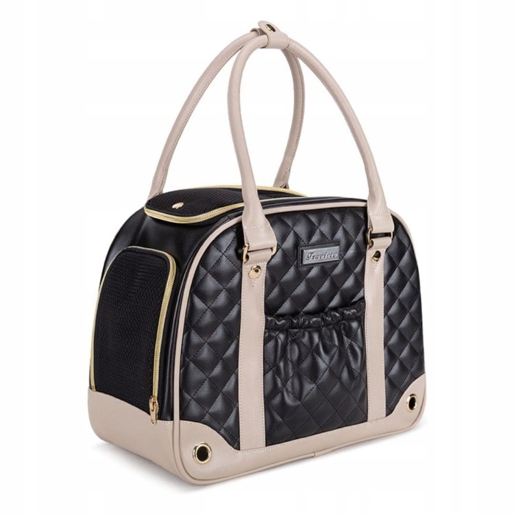 Torba-transporter-dla-malego-psa-i-kota-Truelove-Glamour–czarna