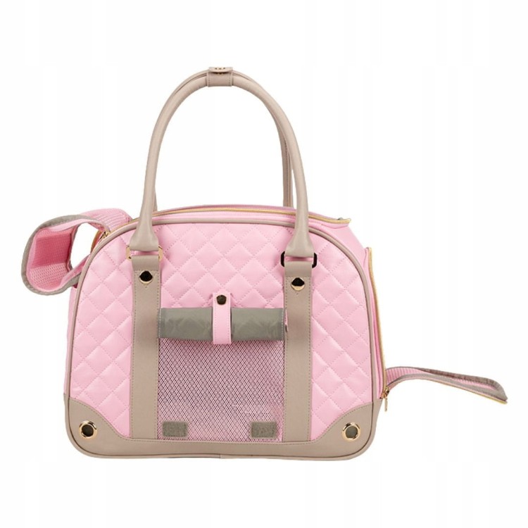 Torba-transporter-dla-malego-psa-i-kota-Truelove-Glamour–rozowa
