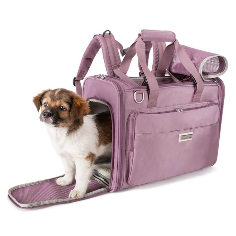 Transporter-plecak-dla-psa-i-kota-Truelove-baggy-rozowy