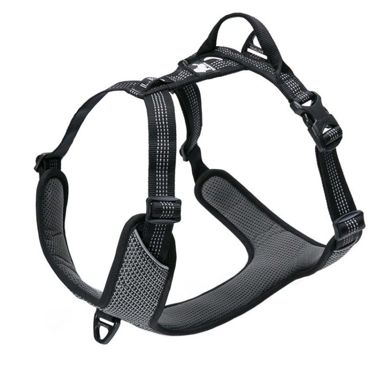 Szelki-dla-psa-guard-Truelove-Lumen-czarne