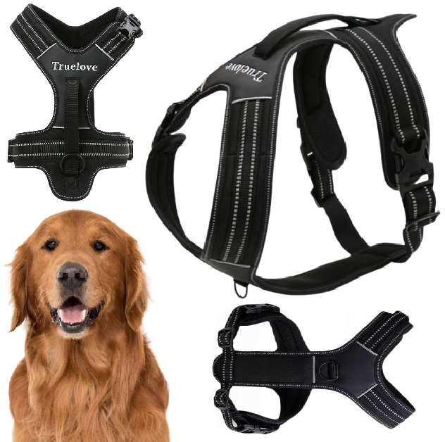 Szelki-dla-psa-Truelove-Security-czarne