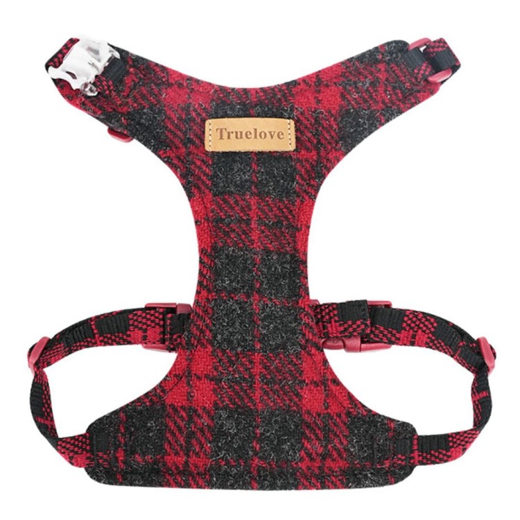 Szelki-i-smycz-etui-dla-malego-psa-Truelove-Harris-Tweed-czerwona-krata (1).jpg