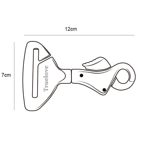 Wzmocniony-pas-samochodowy-dla-psa-klamra-Truelove