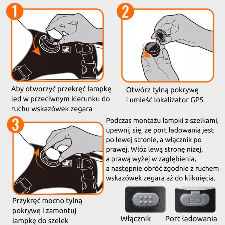 Szelki-dla-psa-guard-easy-walk-lampka-LED-Treulove-Tracker
