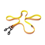 Smycz przepinana dla psa Truelove Active Pro 200 cm, odblaskowa – żółto-pomarańczowa