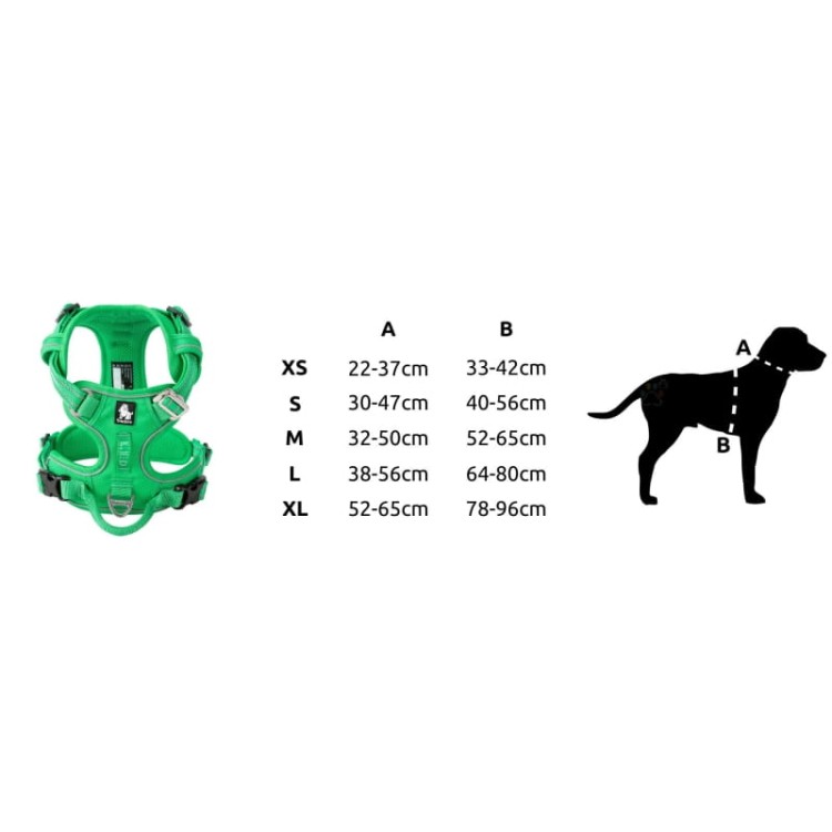 Szelki-dla-psa-easy-walk-Truelove-Front-Line-Premium-zielone