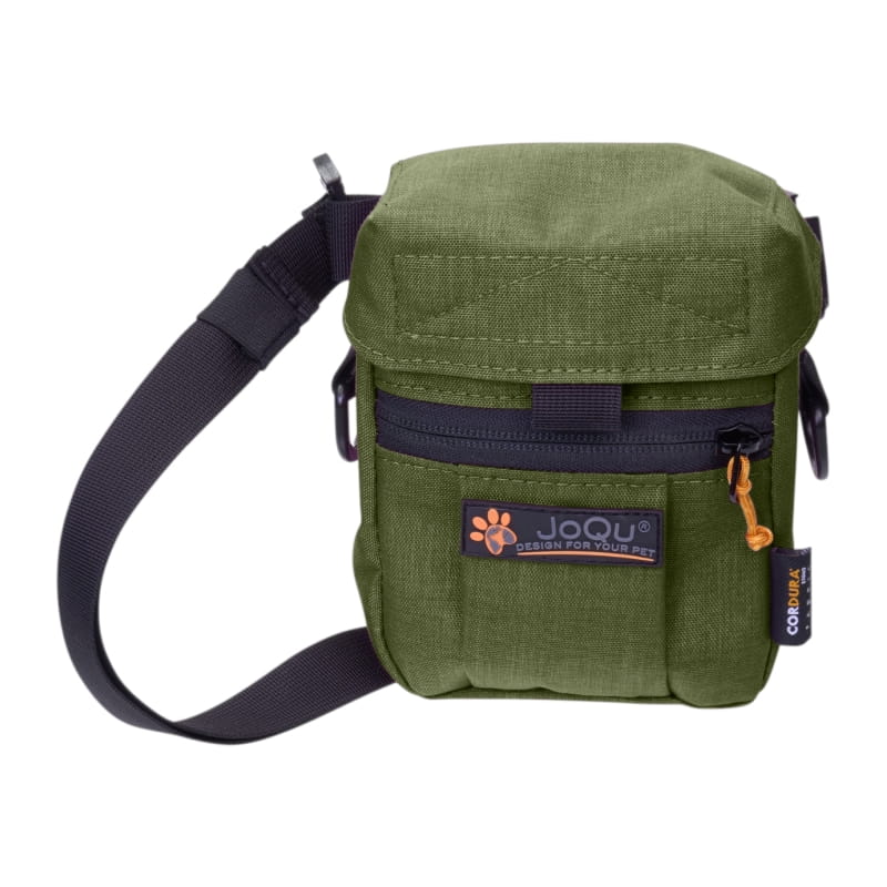saszetka na smakołyki dla psa JoQu Small Snack Bag olive green
