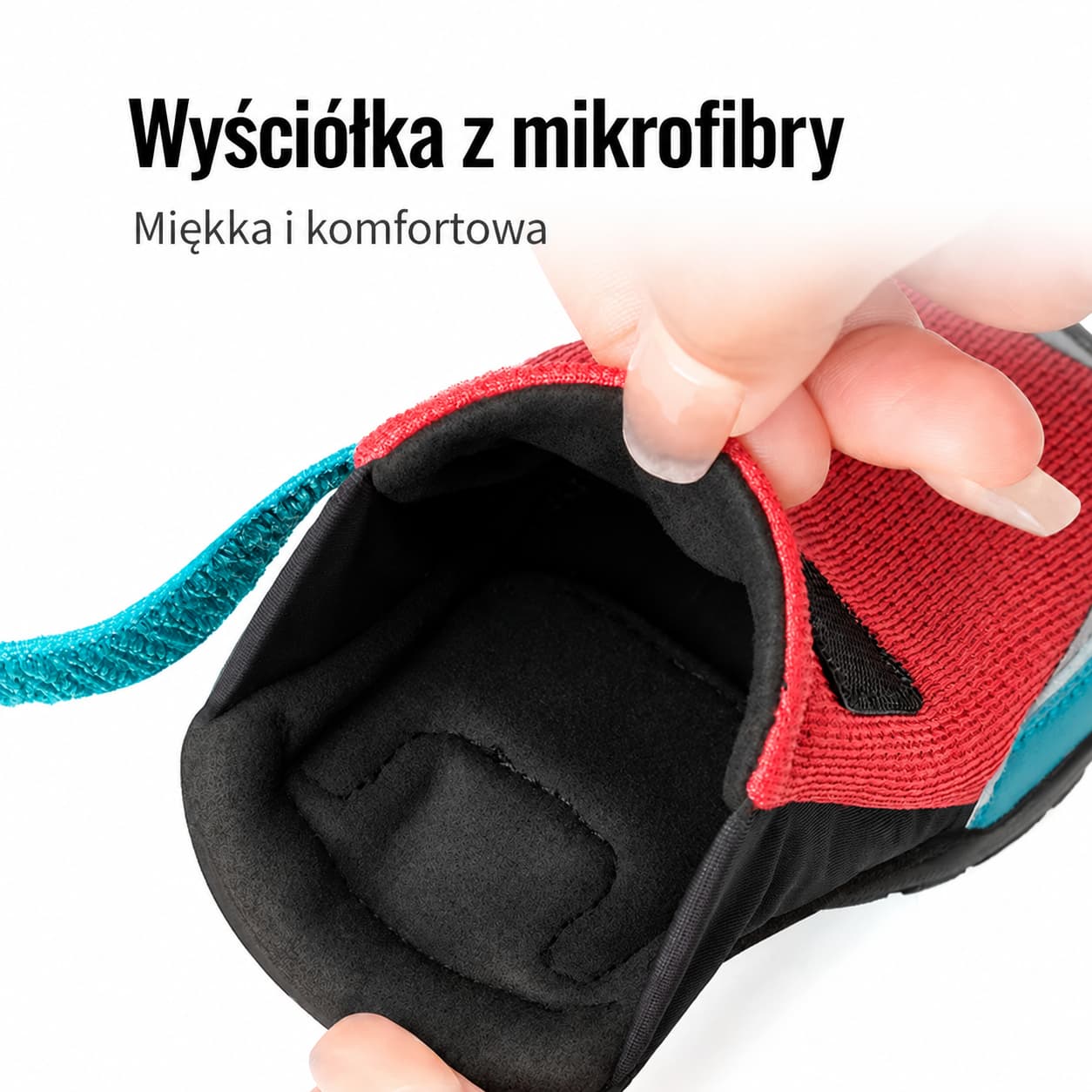 Wyściółka z mikrofibry w bucie dla psa Truelove On Track