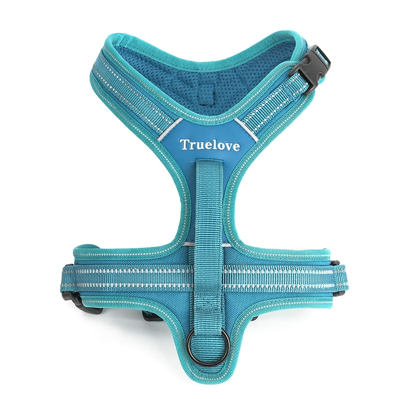 szelki guard easy walk dla psa Truelove Security niebieskie z przednim D-ringiem