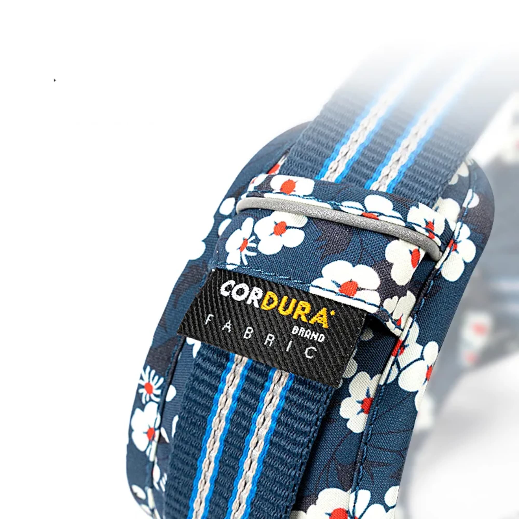 Szelki Truelove Blossom czerwono-białe materiał Cordura