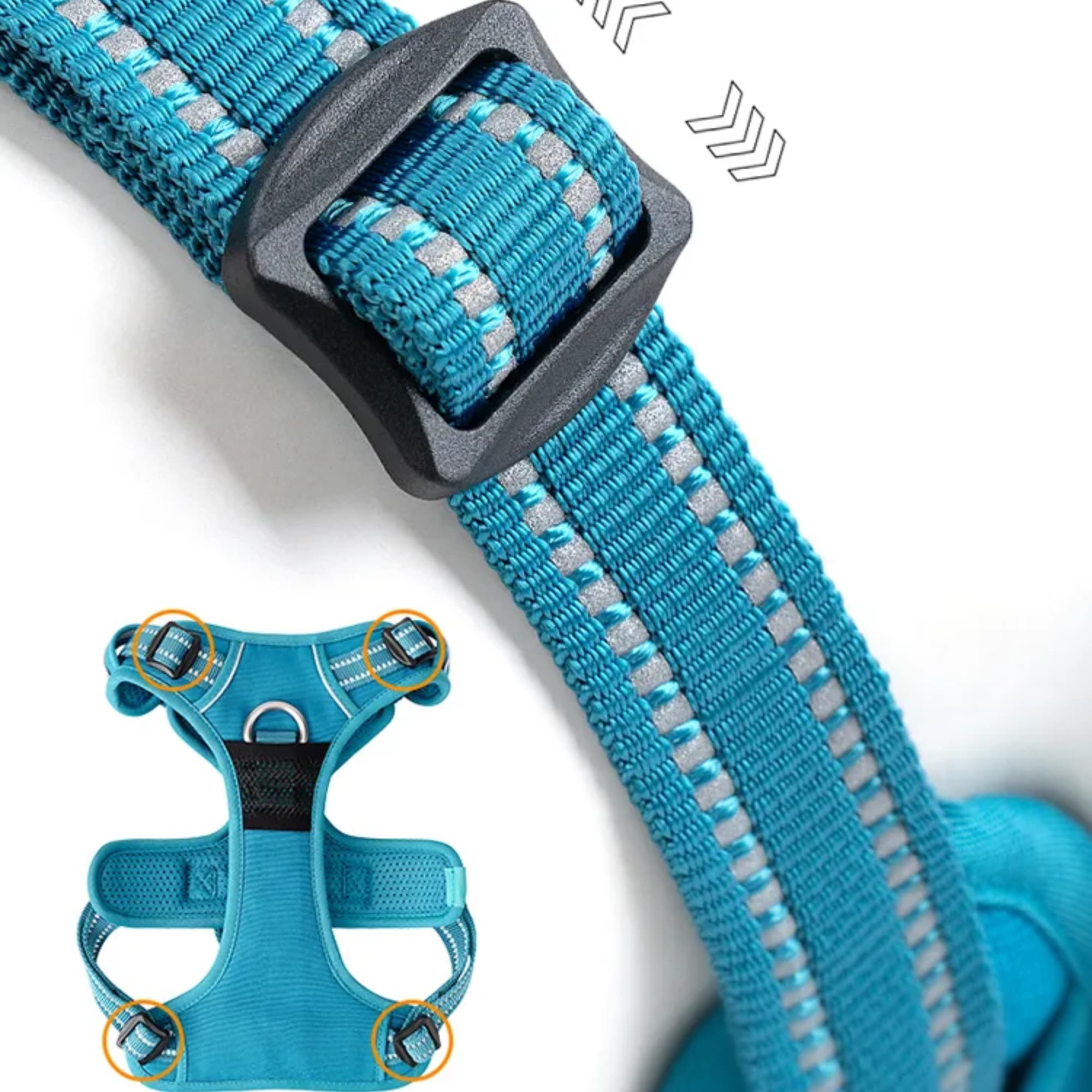 Szelki Truelove Front Line Premium brązowe Easy Walk z regulacją