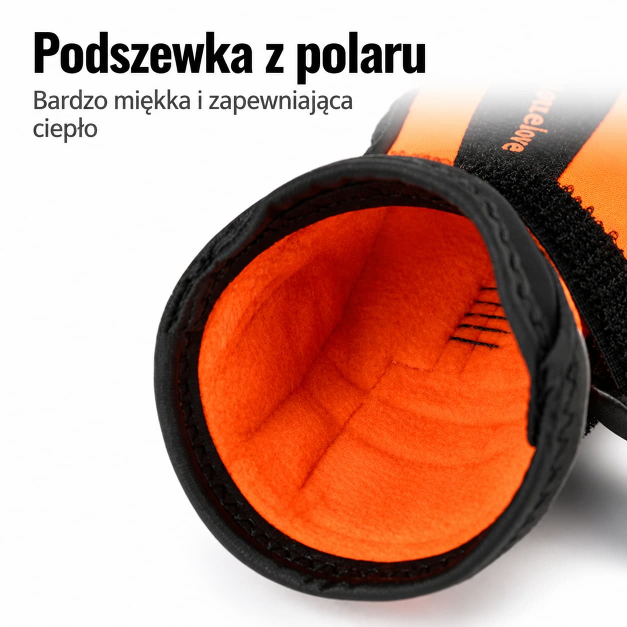 Podszewka z polaru w bucie dla psa Truelove Long Distance limonkowym