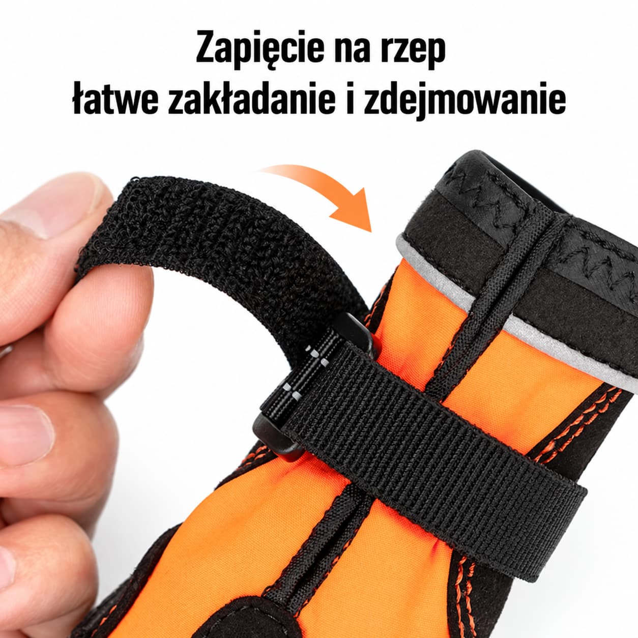 Podwójne zapięcie na rzep w bucie dla psa Truelove Long Distance limonkowym