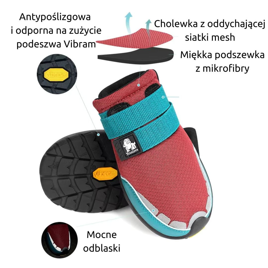 But Truelove On Track z widoczną podeszwą Vibram
