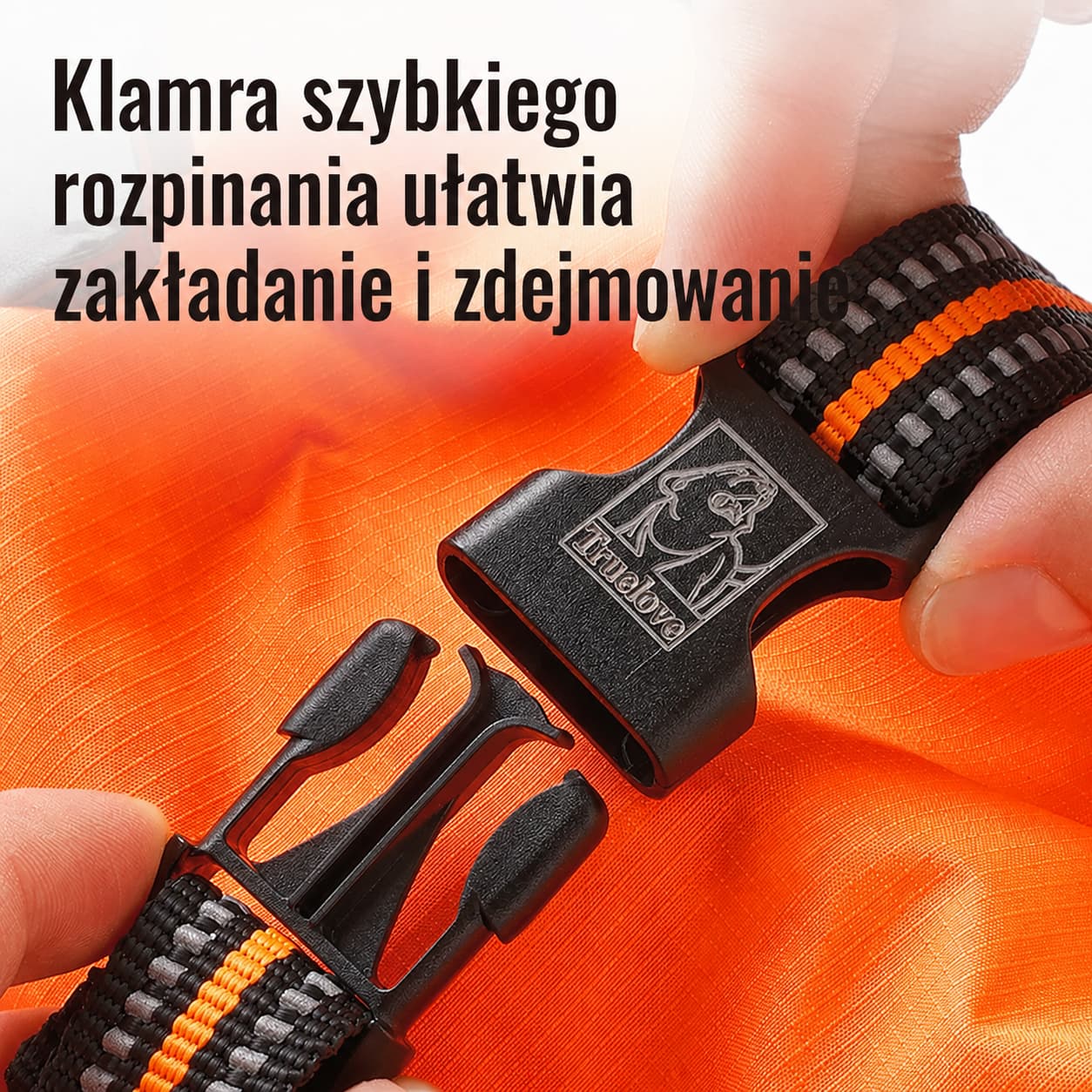 Regulowana klamra w kurtce zimowej dla psa Truelove Comfort Plus