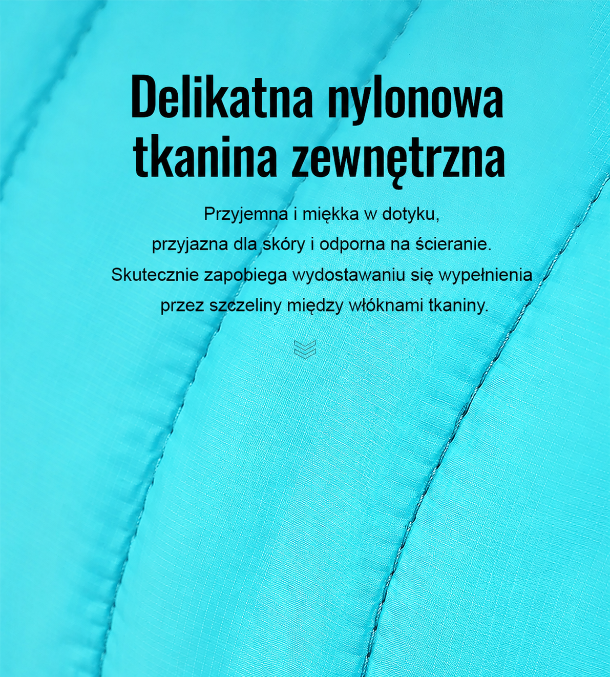 Miękka nylonowa tkanina zewnętrzna kurtki Truelove Seal
