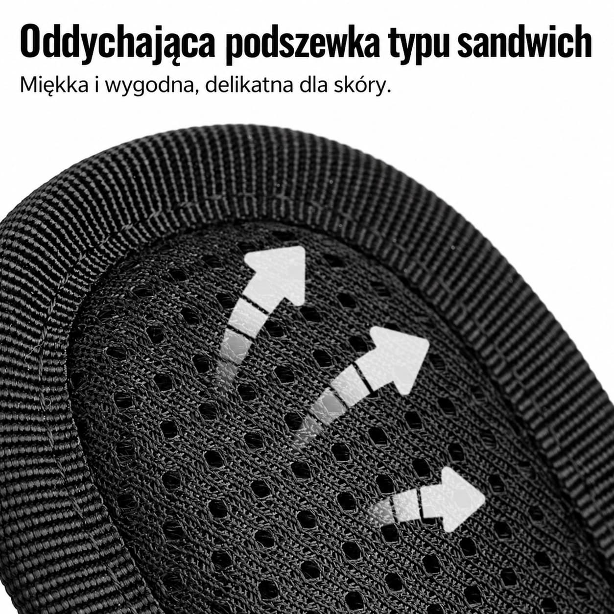 Oddychająca podszewka typu sandwich w szelkach dla psa Truelove Security